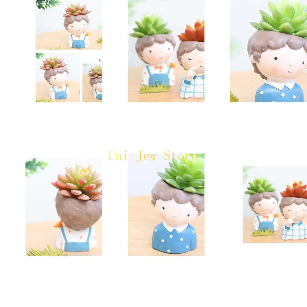 40 جيجابايت موضة بوي العصارة اناء للزهور الايبوكسي الراتنج قالب مزهرية خرسانية قالب من السيليكون لتقوم بها بنفسك الحرف ديكورات #1