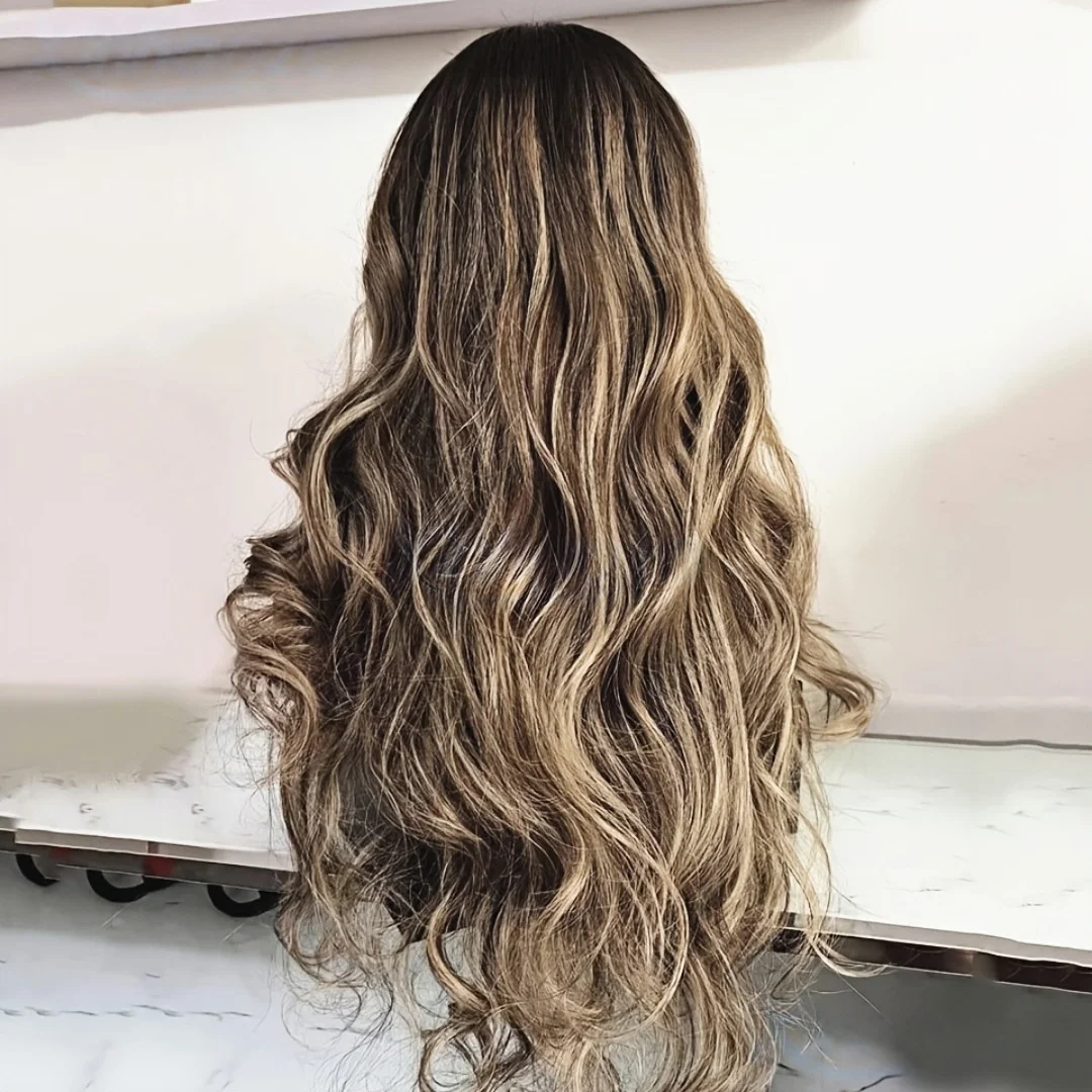 تسليط الضوء على شقراء طويلة الجسم موجة غلويليس لينة 5x5 الحرير قاعدة الشعر البشري اليهودي مع BabyHair HD الدانتيل الشعر الأوروبي قبل قطعها