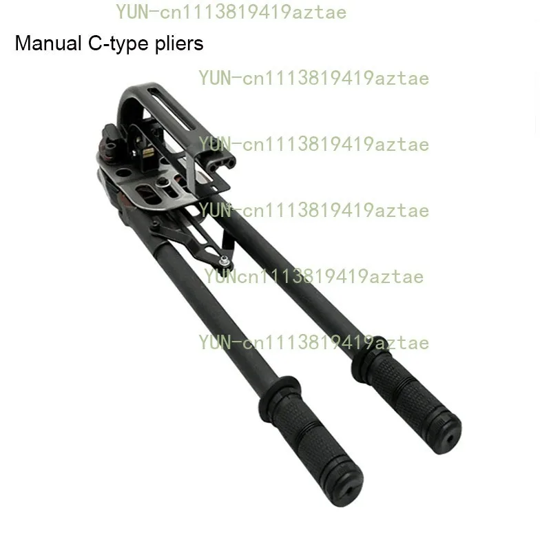 Professional C50 Manual Hog Ring Plier Gabion Fixing C Ring Nailer Stapler Nails Nail Gun for Cages Fence Connect
