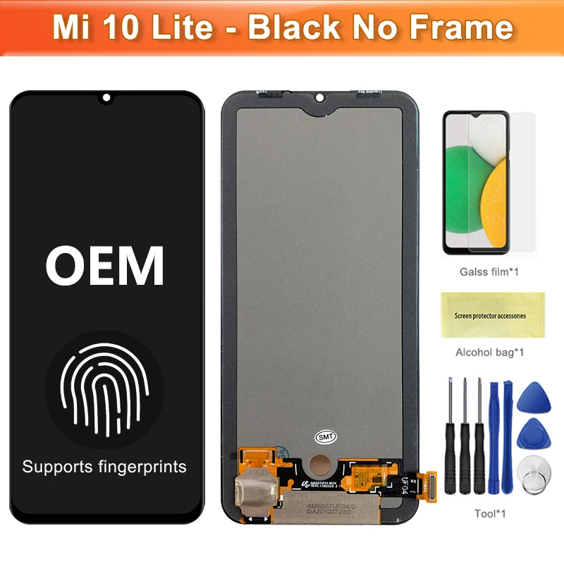 OEM For Xiaomi Mi 10 Lite 5G Tested For Mi10 Lite M2002J9G XIG01
