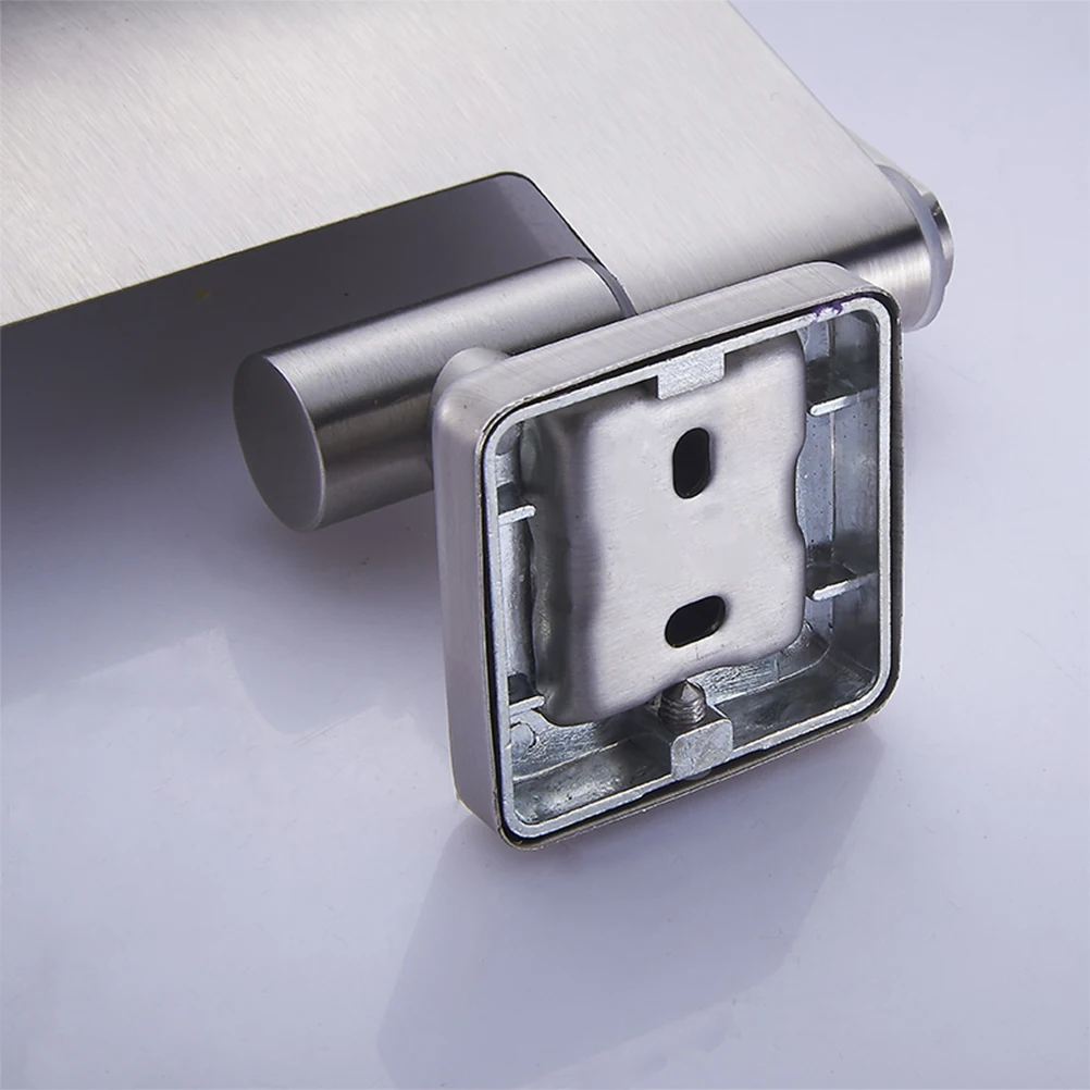 

Полка для рулонной бумаги из нержавеющей стали, держатель для салфеток для ванной комнаты и кухни, изогнутый дизайн, предотвращает осенний органайзер для туалетных полотенец, серебро