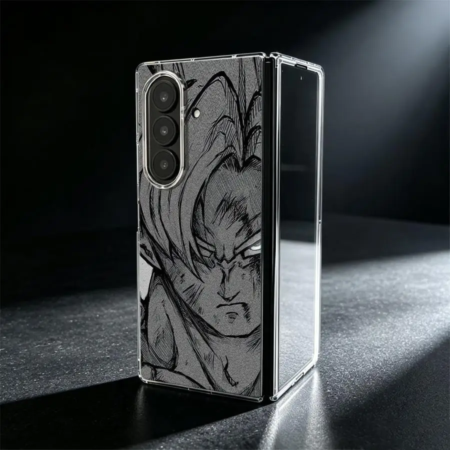 Dragon Balls Goku Skizzen-Handyhülle für Samsung Galaxy Z Fold 8 Ultra Z Fold 7 6 5 4 3 ZFold7 ZFold4 ZFold3 ZFold6 ZFold5