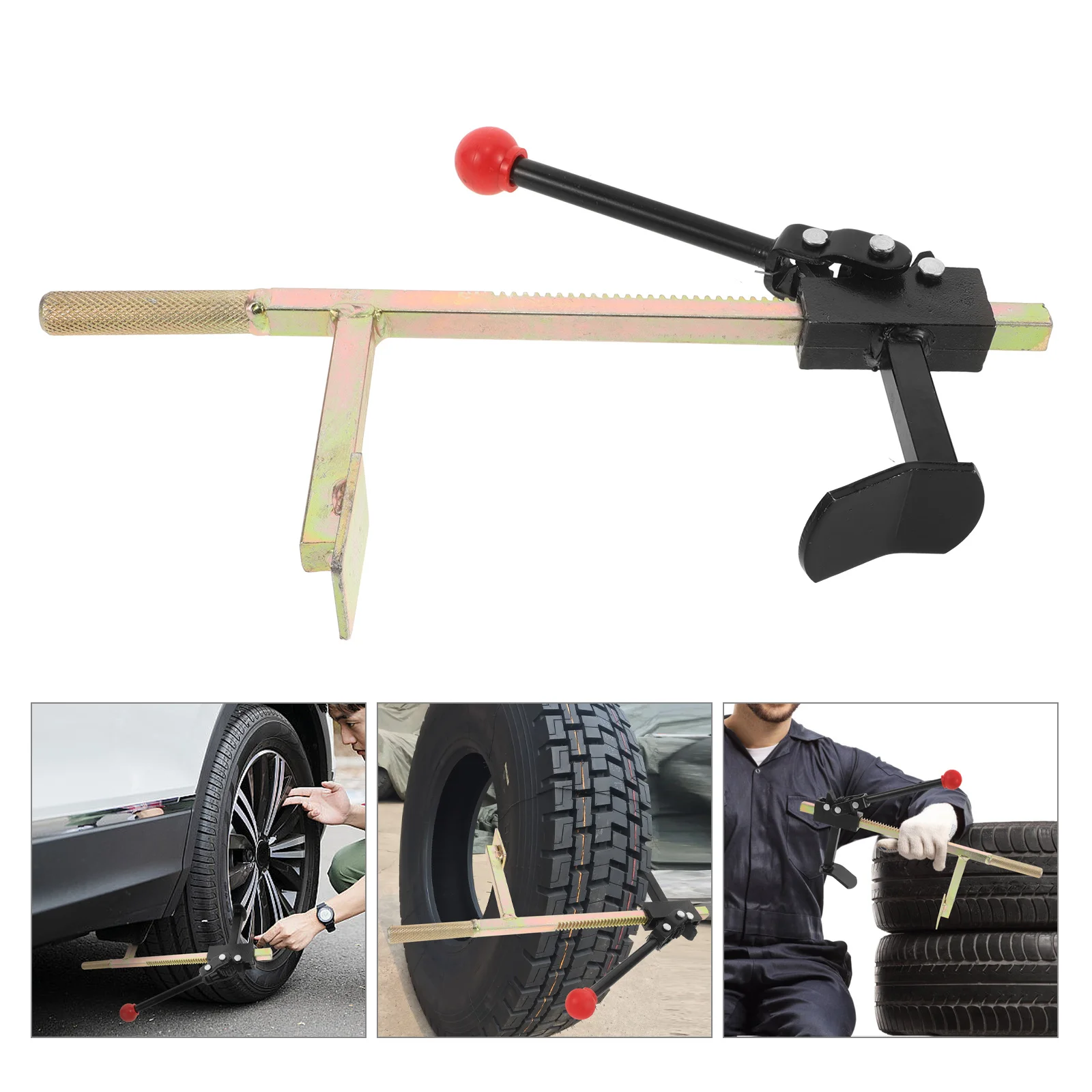 

Manual Tire Spreader Portable Hand Expander Tool for Truck Motorcycle Tires Tire Repair and Maintenance Tyre Repair Set