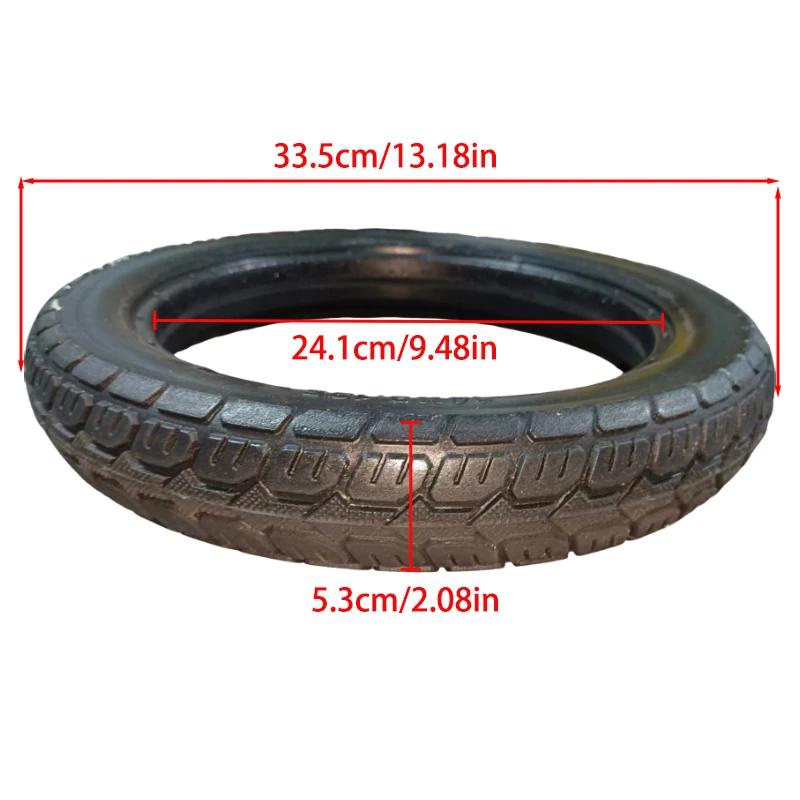 Electric Vehicle 14x2.125 Solid Tire 14 inch Non Inflatable Explosion proof Solid Outer Tire Electric Vehicle Accessories