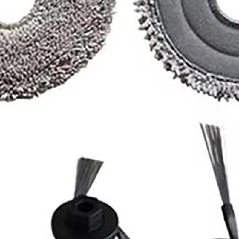 

Запасные части для Dreame X50s Pro: 4 боковые щетки и 6 сменных салфеток для швабры, запасные части для робота-пылесоса.