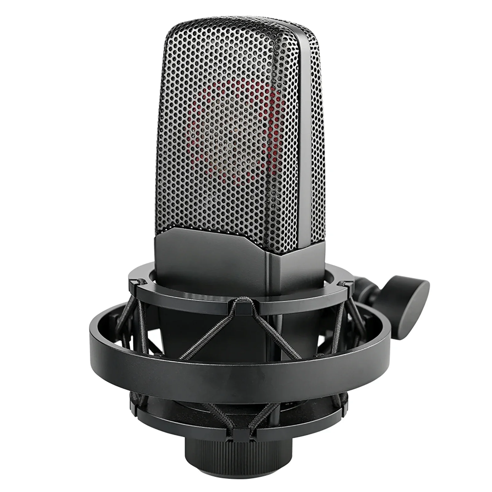 TAK45 XLR Cardioid Condenser Microphone Pro Recording Streaming Podcasting Gaming Mic with Large Diaphragm Shockmount