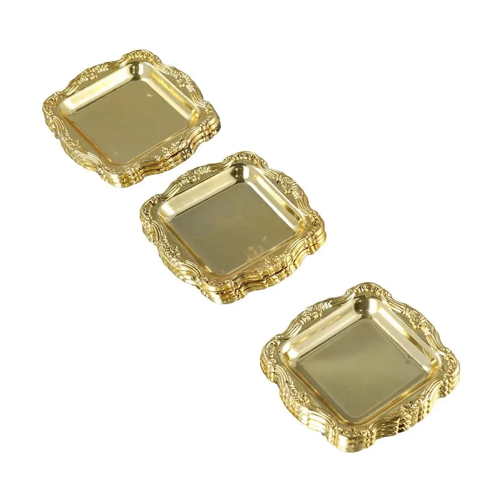 Mini plato de plástico para decoración del hogar, fiesta, cocina, almacenamiento de aperitivos, suministros para el hogar, bandeja de almacenamiento, plato de fruta