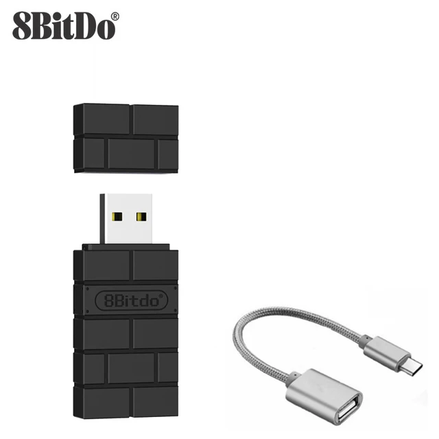 8Bitdo Draadloze Bluetooth USB RR Adapter voor Schakelaar Windows Mac Raspberry Pi Switch Lite NS OLED Ondersteuning PS3 PS4 PS5 Controller
