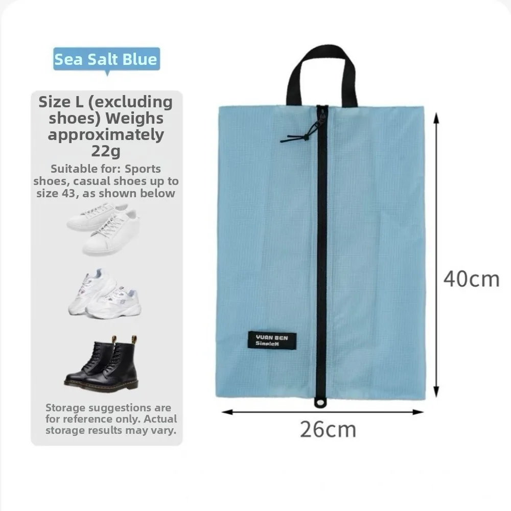 Portable Clothing Packaging Bag Multifunctional Silicone-coated Luggage Storage Bag Waterproof Yellow Orange