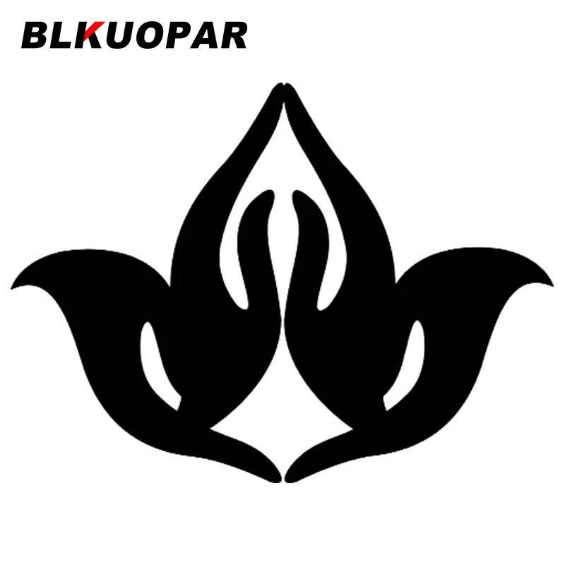

BLKUOPAR Lotus Hand Car Stickers Waterproof Decals Personality Occlusion Scratch Surfboard Sunscreen Vinyl Material Decoration