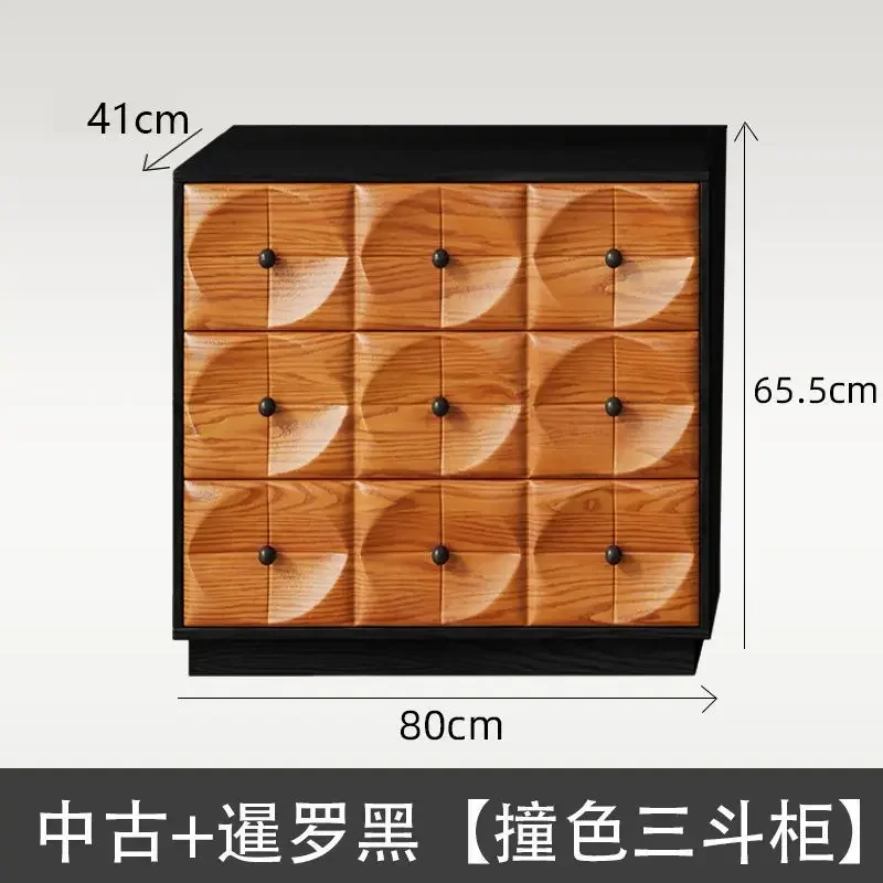 Coffre en bois massif, meuble TV de salon médiéval, rangement combiné d'entrée rétro, canapé de rangement côté salle à manger, chambre à coucher