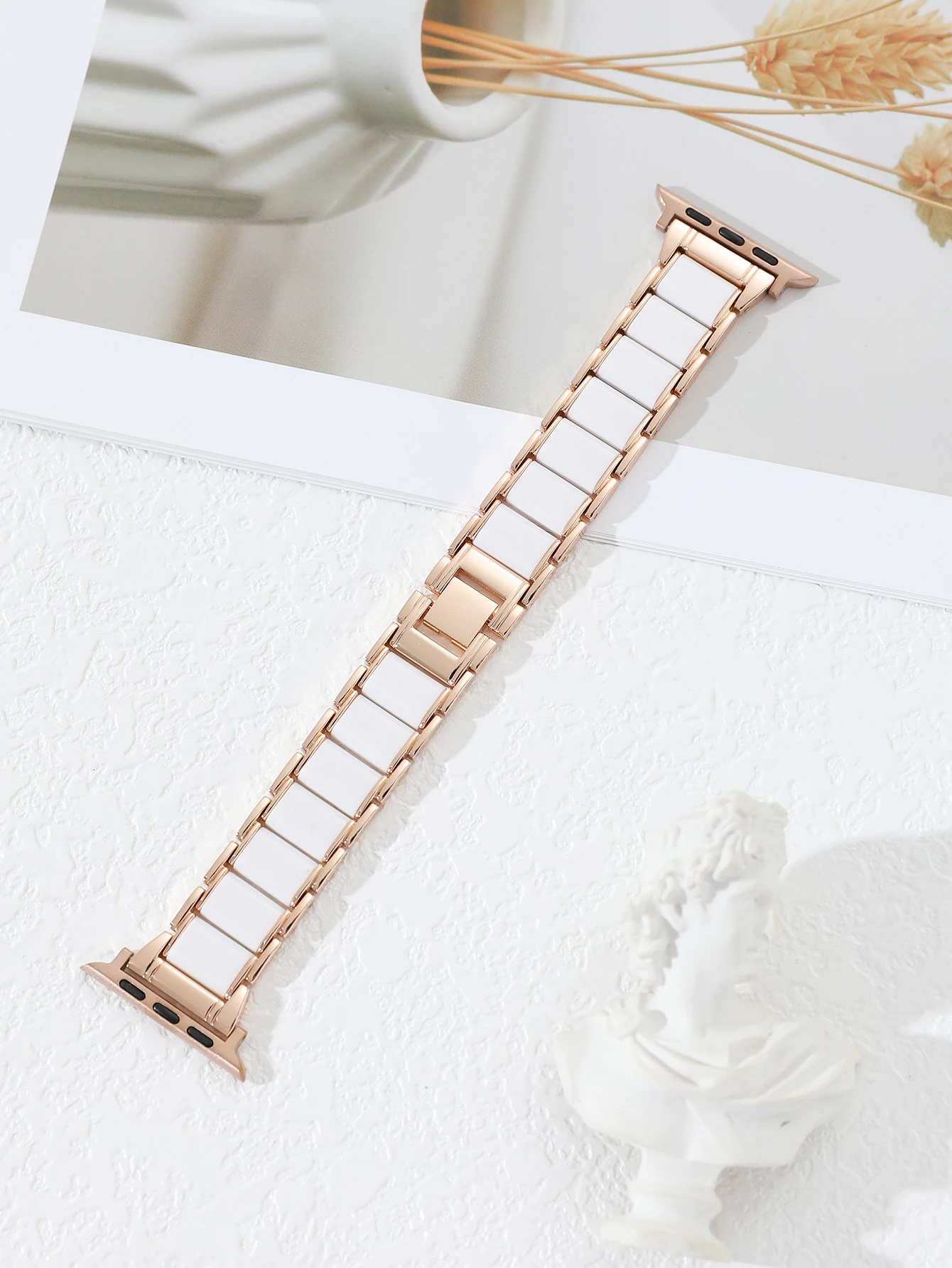 Women Slim Stainless Steel Band For Apple Watch Series 9 45mm 41mm 8 7 SE 6 5 4 38 40 42mm 44mm Ultra Strap for iWatch Bracelet