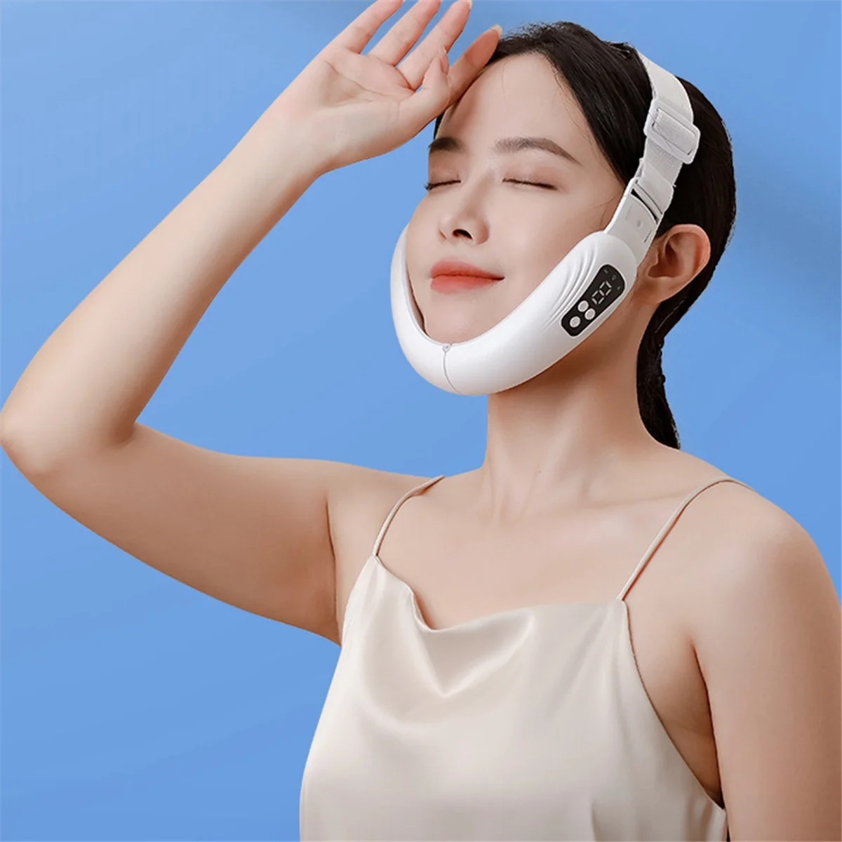 FZFZ 스킨 케어 EMS 전기 마사지 기계 얼굴 슬리밍 기계 V 셰이퍼 턱 뺨 리프팅 퍼밍 장비 미용 도구