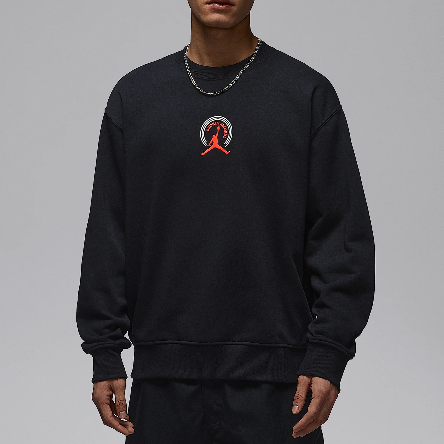 

Оригинальный мужской пуловер Nike JORDAN с буквенным принтом для спорта и отдыха IQ2981-010