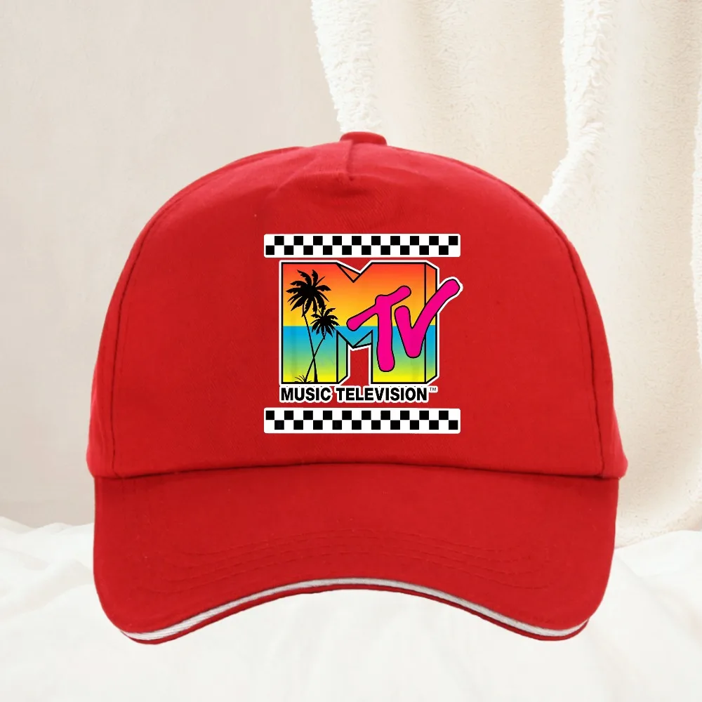 Mtv 80S Music Television – Mtv Baseballkappe, verstellbare Freizeithüte, Sonnenschutzhut für Herren und Damen, Golf-Snapback-Mütze – Detail 4