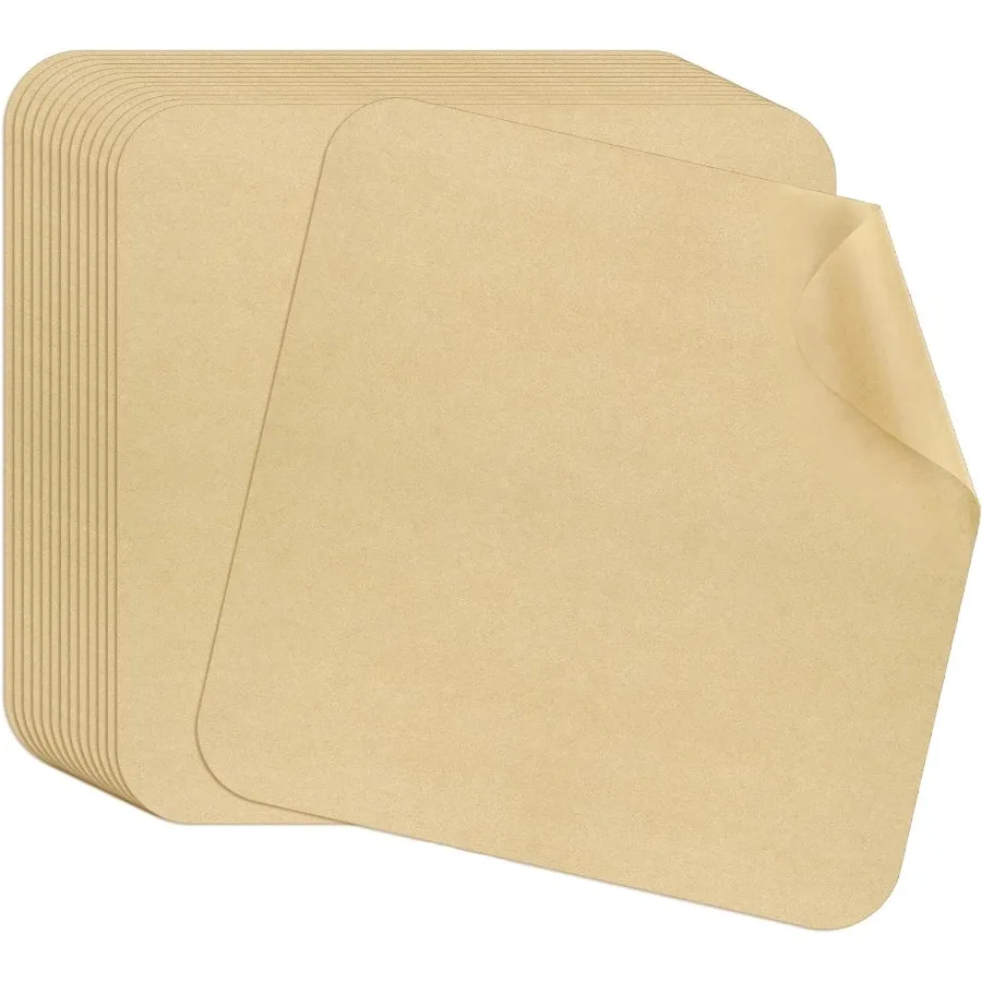 

12 inch Air Fryer Parchment Paper Squares 100 Sheets Uleached PreCut Baking Disposable Paper Liner for Ninja Foodi Flip SP101 S