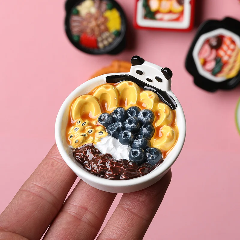 Specialty Food Series Creative Refrigerator Stickers Simulated Food Magnets Food Toys Cultural and Creative Products