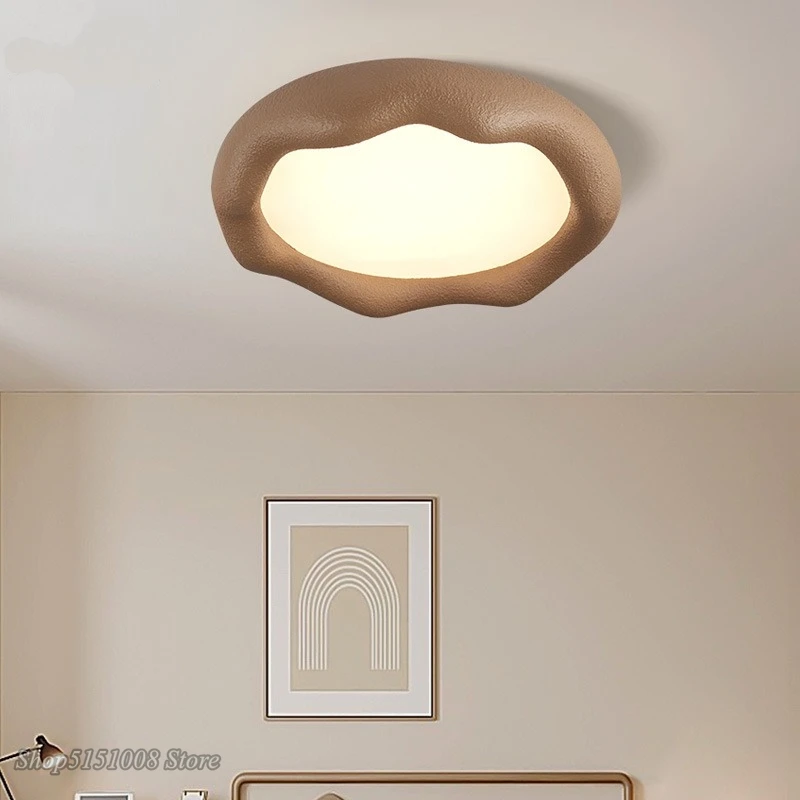 Iceberg cream wind Wabi Sabi LED Ceiling Light for Modern Dining Living Room Ceiling Lamp Bedroom Children's Light Home Decor