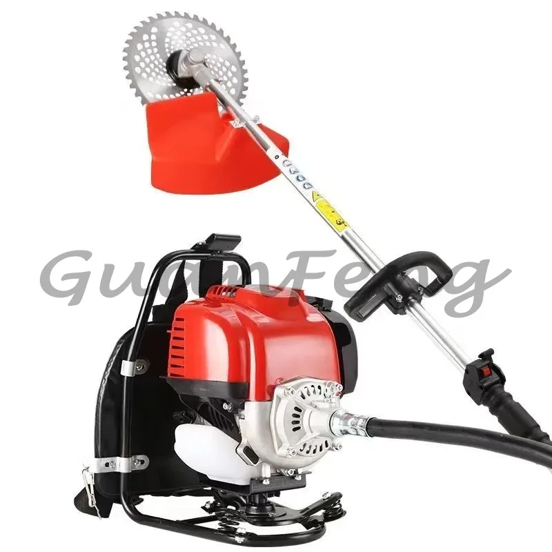 For GX35 Four‑Stroke Backpack   Grass Trimmer High‑Power Brush Cutter Lawn Mower Farm Weed Eradicator