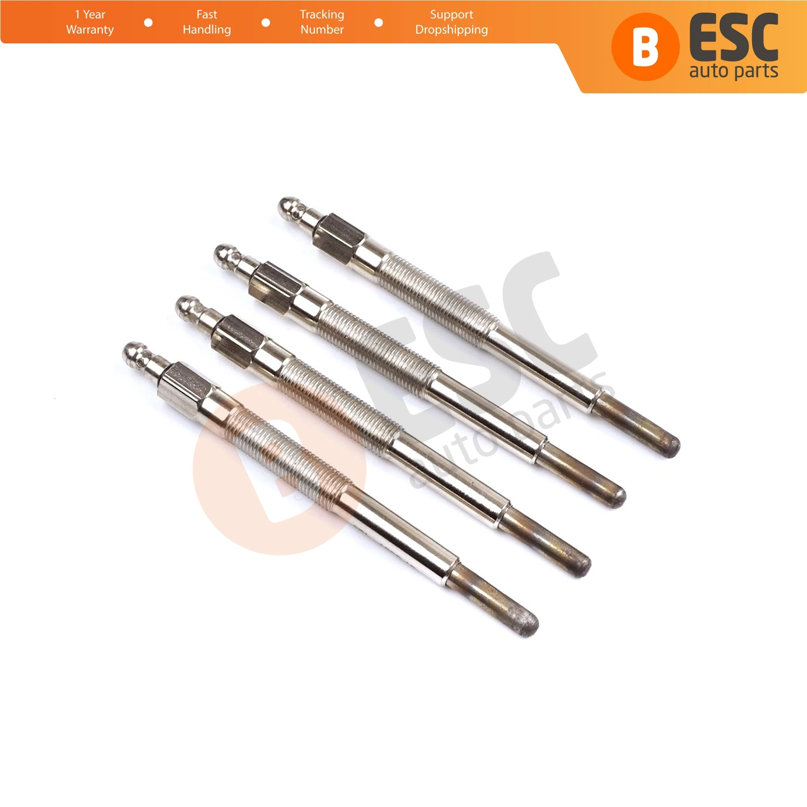 

ESC Auto Parts EGP68-1 4 Pieces Heater Glow Plug 12 Volt for Caterpillar 3304 3306 3T9561 Fast Shipment Ship From Turkey