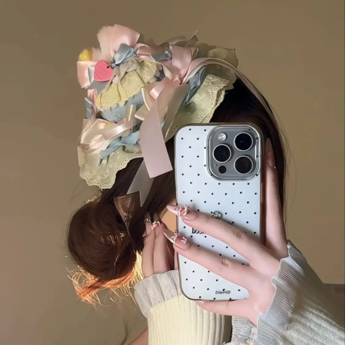 إكسسوار شعر لوليتا لطيف مصنوع يدويًا، قبعة صغيرة من الدانتيل على شكل أذن القطة، أغطية رأس لوليتا حلوة متعددة الاستخدامات