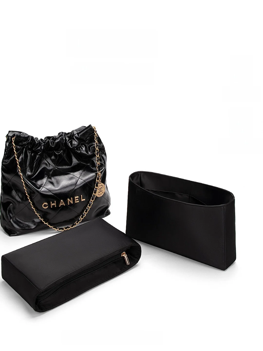 

Gexu Waterproof Silk Inner Bag for 22 Bag Vertical Small Medium Large Tra Bag Organizer Women's Simple Outdoor Storage