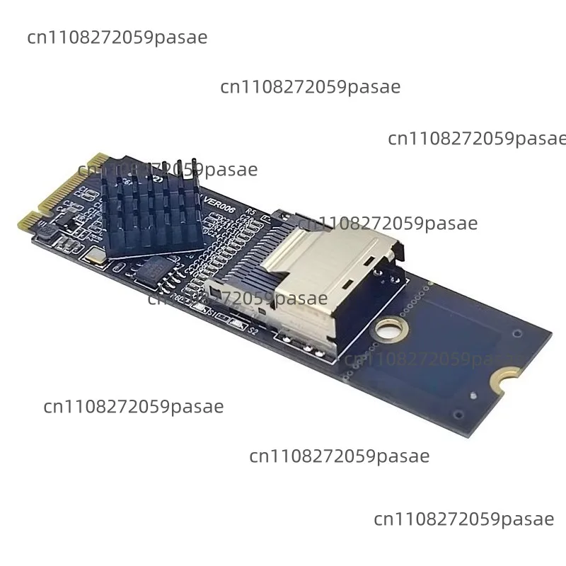 Suitable for M.2  PCI-E to SFF-8087 MINI-SAS 36Pin 4-port hard disk adapter card ASM1064