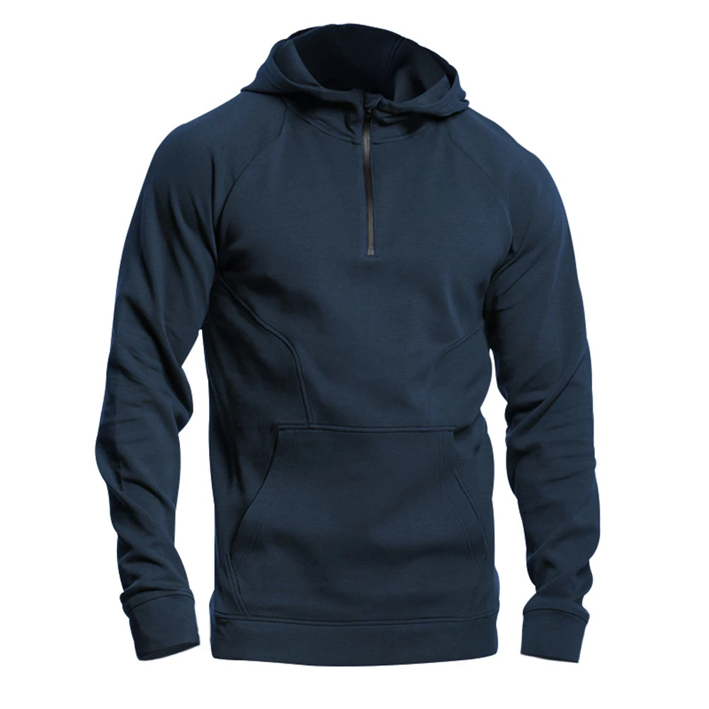 

Men\\\\\\'s Comfortable Long Sleeve Hoodie Featuring a Cozy Finish and Stylish Pocket Design Perfect for Chilly Days Ahead