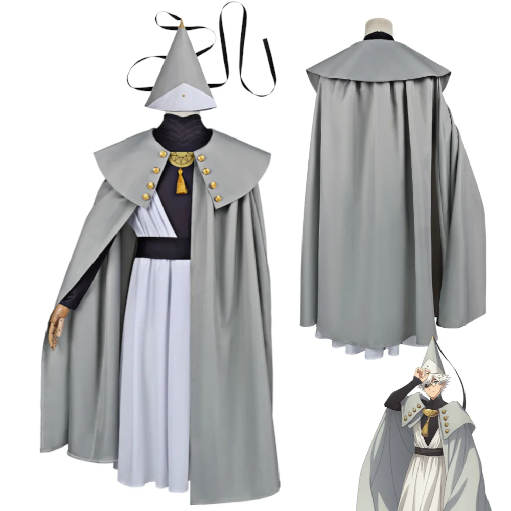 

Qifrey Cosplay Costume Witch Hat Atelier Magic Master Uniform Outfit Full Set with Hat for Mem Halloween Carnival Party Costume