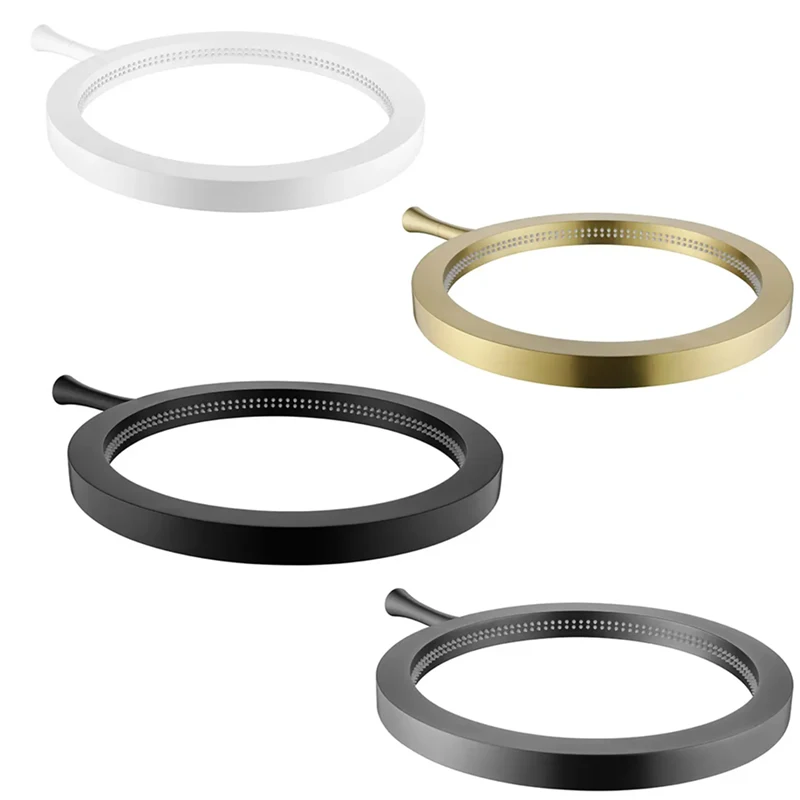 Brass Round Rainfall Top Spray Shower Wall Mount Bathroom Ring Waterfall Shower Head