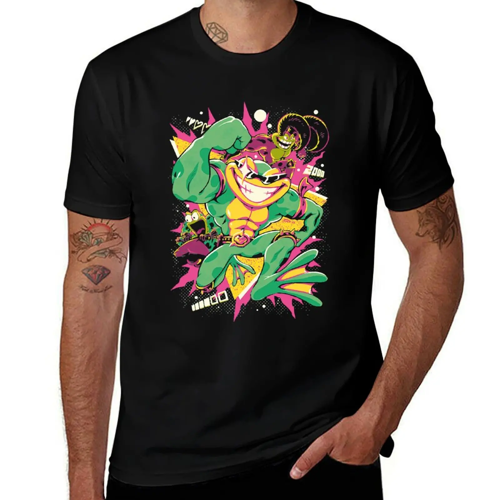 

BATTLETOADS RETRO T-Shirt man t shirts high quality luxury brand t shirt for man man t shirt luxury T-shirt