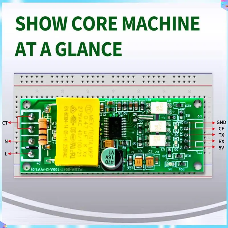 N93R 2X 100A PZEM 004T バージョン電力計 + オープン CT Kwh メータボルトアンプ電流テストモジュール Arduino TTL COM2/COM3/COM4