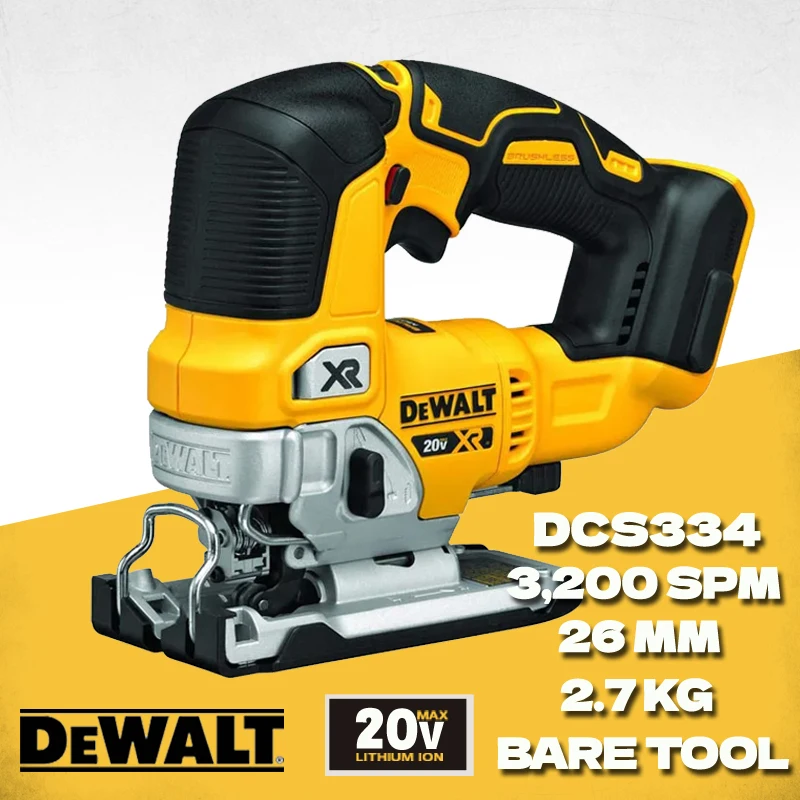 DEWALT DCS334 Scroll Saw 20V MAX Brushless Jig Saw With Handle Variable Speed Scroll Jigsaw Multi-Function Power Tool DCS334N