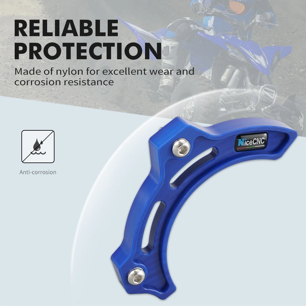 

NiceCNC ATV Sprocket Cover Guard Case Saver for Yamaha YFZ450R 2009-2022 YFZ 450R SE 450X 450 Premium nylon Accessories