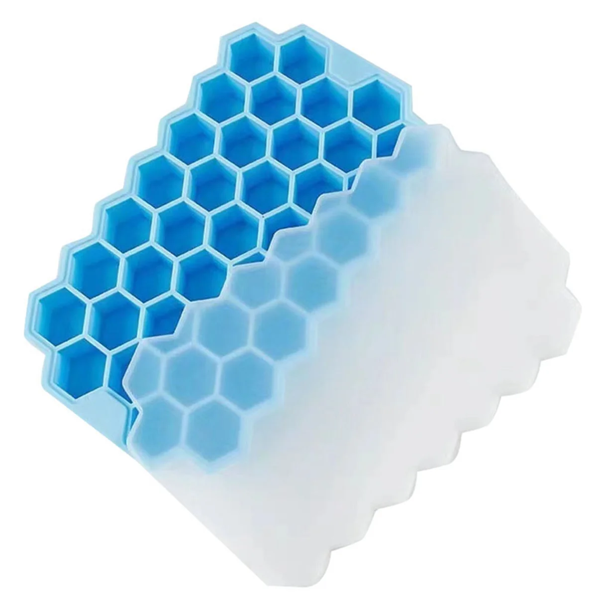 

Ice Maker Honeycomb Box Ice Cream Tools Ice Jelly Juice Food Mold Whiskey Cocktail Accessories Kitchen Tools Blue