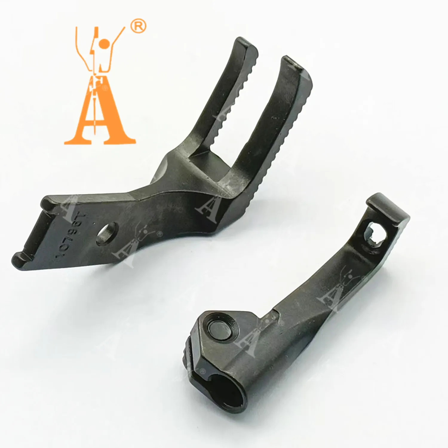 قطع غيار ماكينات الخياطة الصناعية 8B 341 قدم الضغط في ماكينة الخياطة من الفولاذ بالكامل 10796T سيارة عالية مع أسنان وقدم ضغط مادة سميكة #5