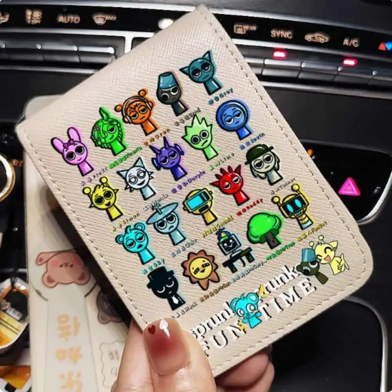 

Anime Sprunki Fashion Wallet PU Purse Card Cash Holder Bag Cosplay Gift B2037 Anime