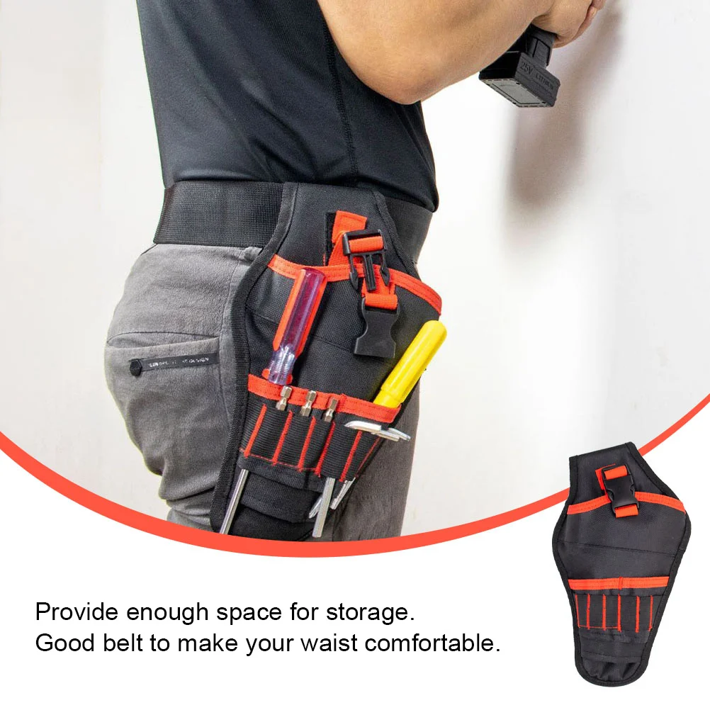 1 قطعة حقيبة أدوات الثقيلة متعددة الوظائف الخصر الحقيبة التصميم العلمي تخزين سعة كبيرة لعامل صيانة سباك