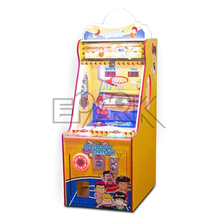 Ragazzi per bambini Guangzhou Vending Game - Led a gettoni per bambini macchina giochi Arcade Basket Basket elettronico