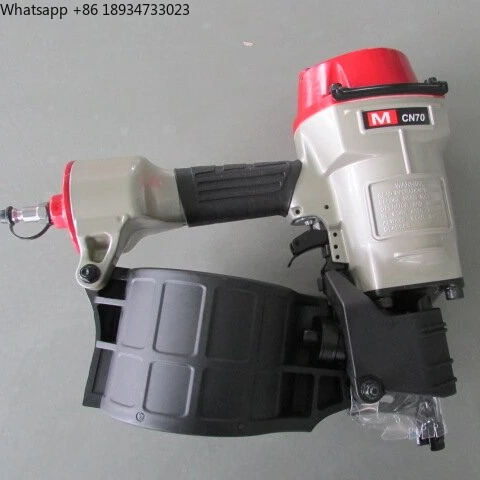 Pneumatic MCN55 70 80 90 Coil Nail  Compressed Air Nailer for Wood Working Wood Pallet Making