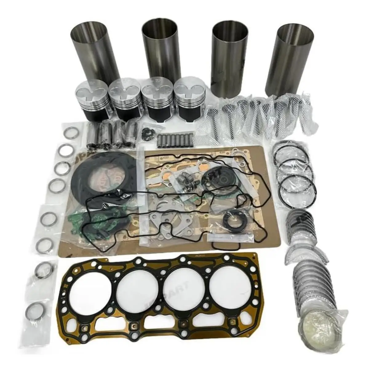 

Комплект для капитального ремонта XCWoOshop 404C D, поршень 115017581 21401831, комплект гильз с прокладками для Perkins 404D-22T 104-22 404C 2.2