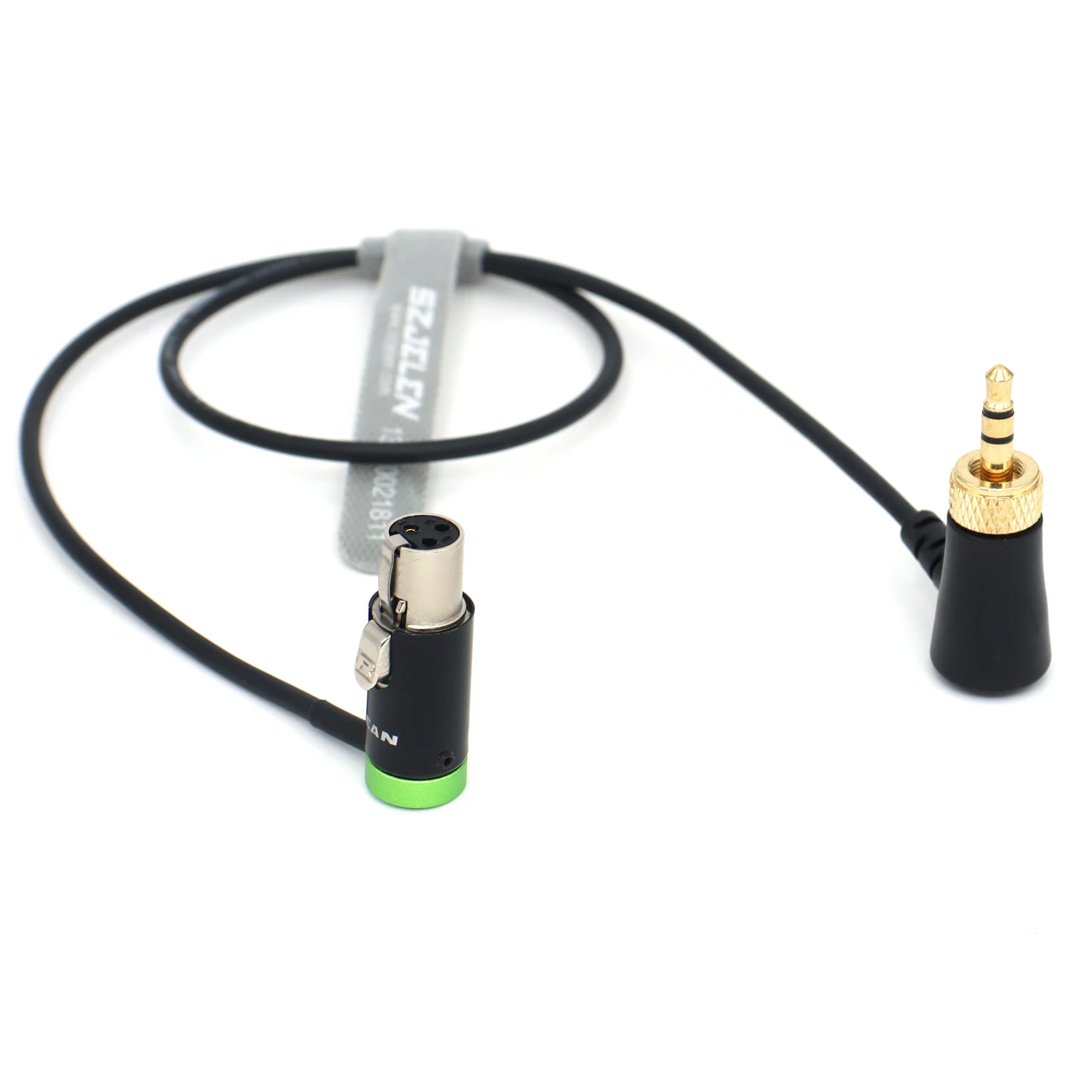 Audio Cable Low-Profile TA3F Female to Locking-3.5mm-TRS Right Angle for Sennheiser EK 2000| Sony UWP| Sound Devices 633 688