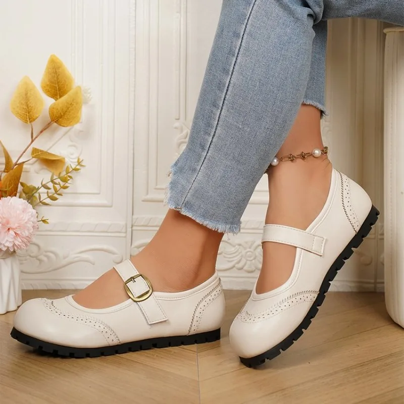 

Женские туфли-балетки Мэри Джейн, спортивные кроссовки, модные лоферы, кожаная обувь, тренд весны 2026, удобная обувь для ходьбы и бега, Mujer