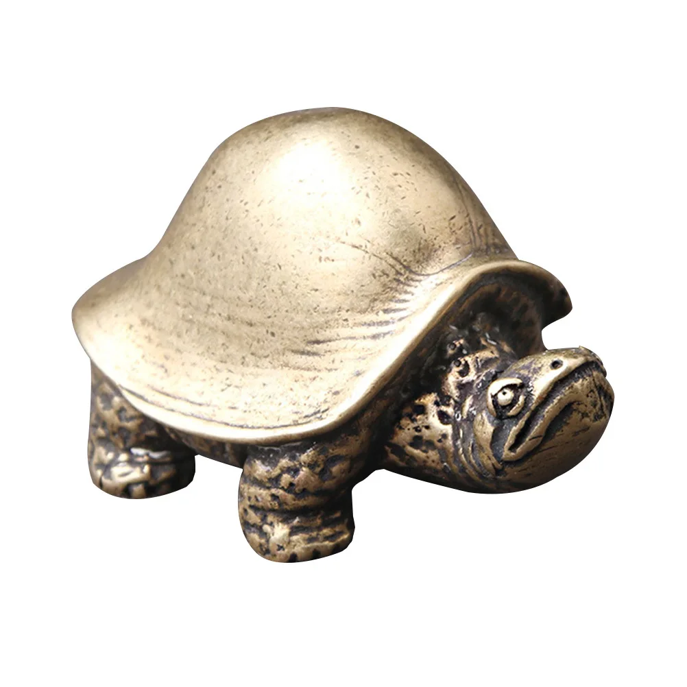 

Delicate Brass Tortoise Small Desktop Decor Creative Animal Adornment Exquisite Craft Ornament Metal Tortoise Stable