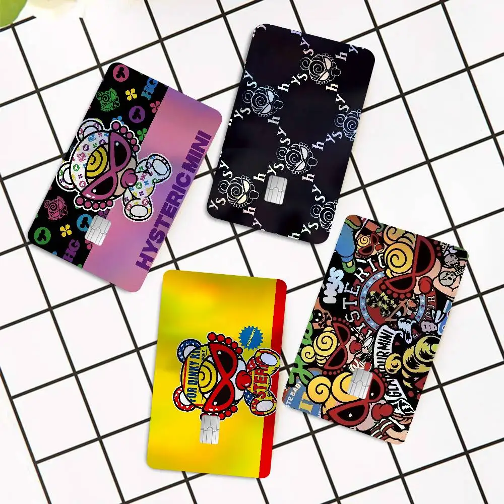 Japan Fashion H-Hysteric M-Mini Cute Laser Effect Bank Card Stickers Removable Multi Scene Craft Decor