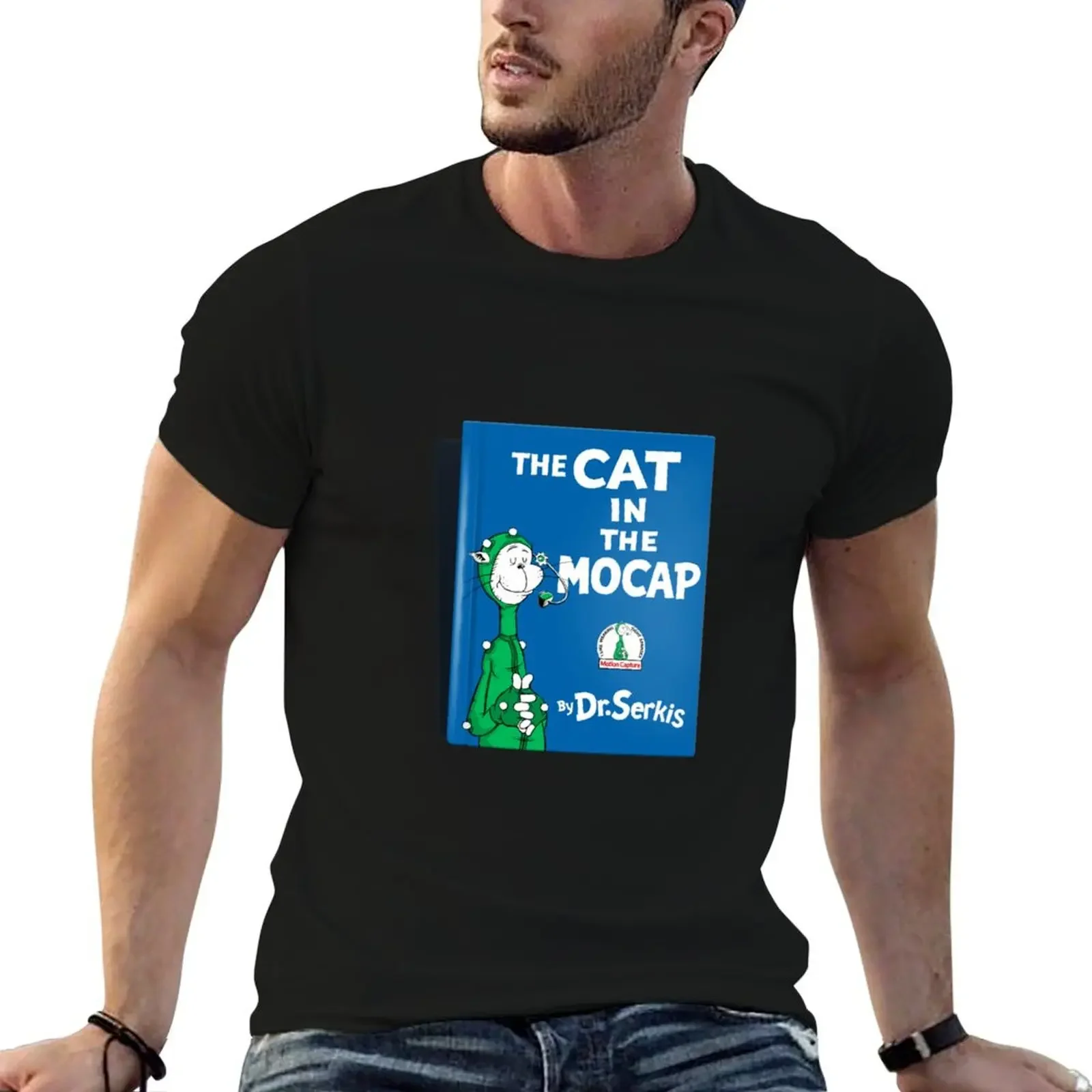 

The Cat in the Mocap T-Shirt man clothes new edition blacks men graphic t shirts