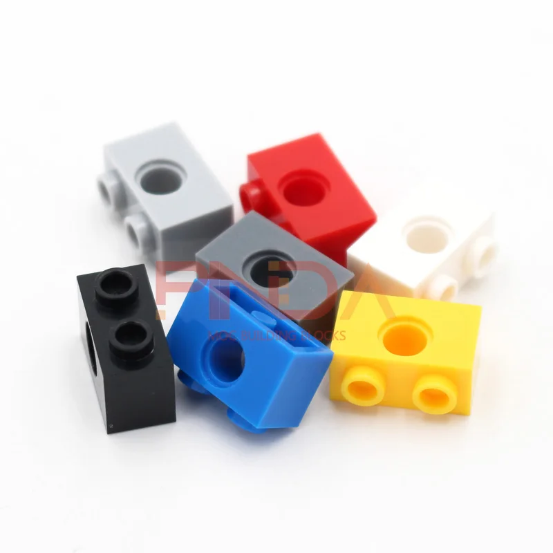 50PCS MOC 3700 1x2 With Hole Building Blocks Kit High-Tech Connector House Bricks Educational DIY Toys Children Birthday Gifts