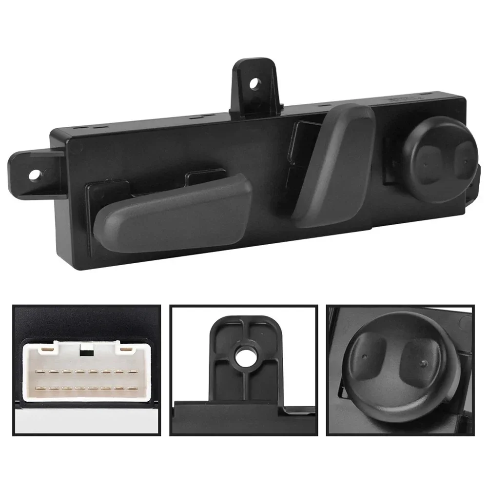 For Hyundai Tucson 2016-2020 Sonata 2015-2019 Left Driver Side Power Seat Control Switch 88193F8110TRY Black ABS view 5