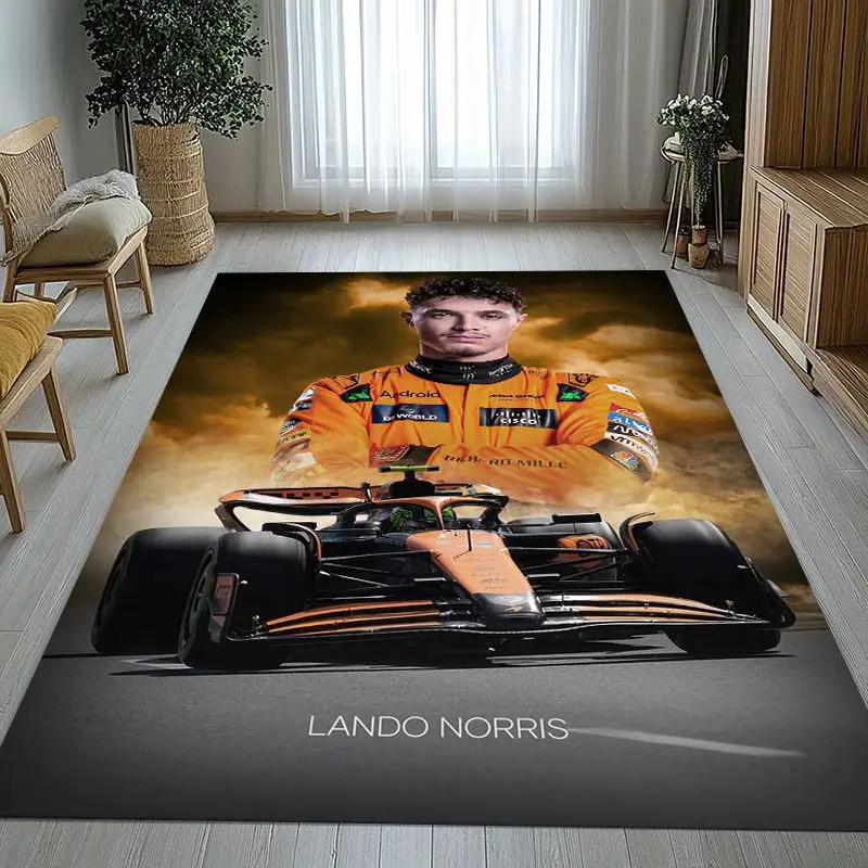 Fashion Landos Norris Racer Soft Non-Slip Large Area Rug for Living Room,Bedroom Playroom Carpet Mat for Sofa,Home Decor Gift