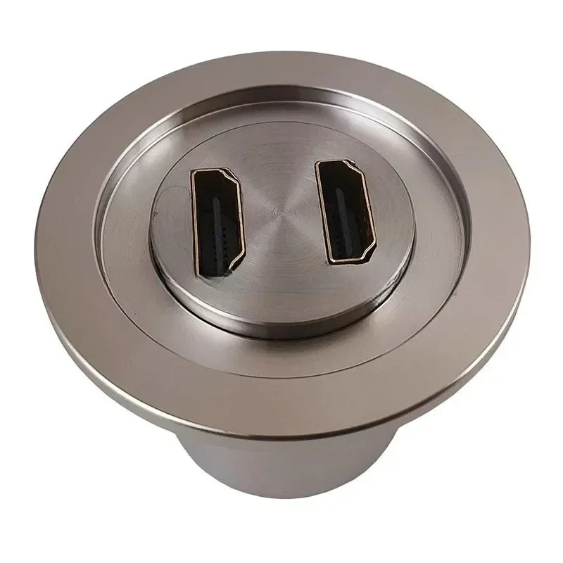 منتجات عالية الجودة الأكثر مبيعًا KF40 الرصاص مع منفذيين HDMI 304 موصل مكنسة من الفولاذ المقاوم للصدأ #2